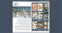 Desktop Screenshot of elitetentandpartyrental.com